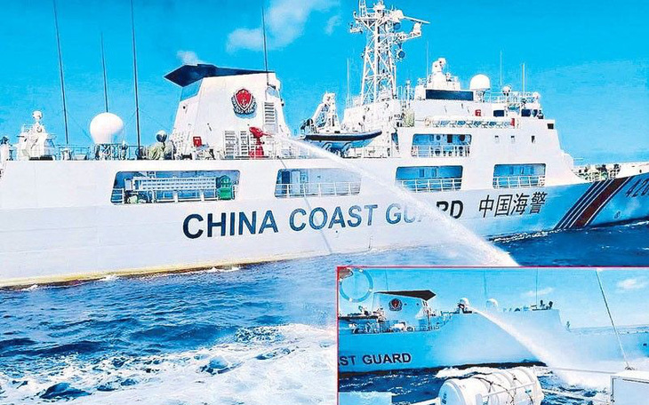Philippines triệu tập đại sứ Trung Quốc sau vụ "vòi rồng" ở Biển Đông