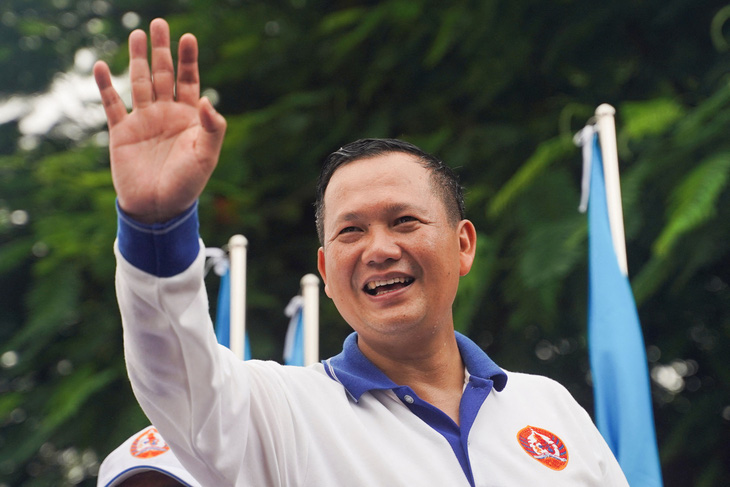 Ông Hun Manet, thủ tướng tương lai của Campuchia, khẳng định sẽ nỗ lực hoàn thành trọng trách mới - Ảnh: REUTERS