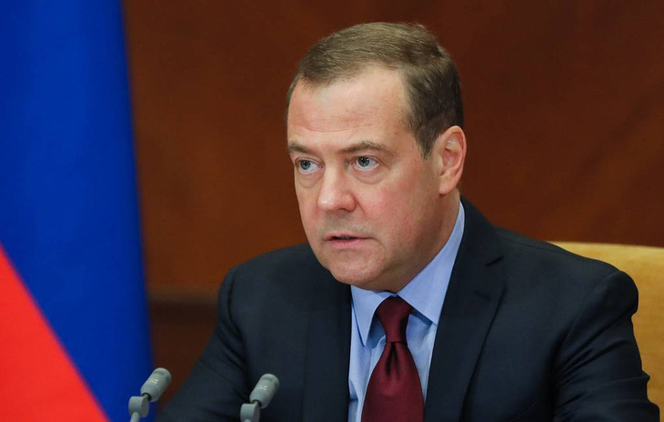 Cựu tổng thống Nga Dmitry Medvedev - Ảnh: TASS