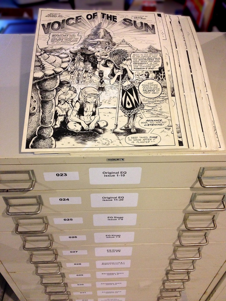 Bộ sưu tập bản gốc Elfquest tại Đại học Columbia
