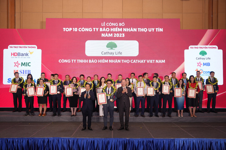 Cathay Life Viet Nam vào top 10 công ty bảo hiểm nhân thọ uy tín 2023 - Ảnh 1.
