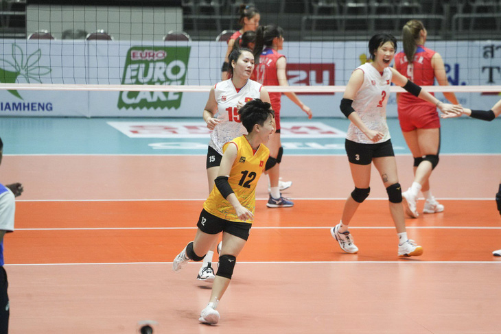 Tuyển bóng chuyền nữ Việt Nam kết thúc vòng bảng với thành tích toàn thắng - Ảnh: BCVN