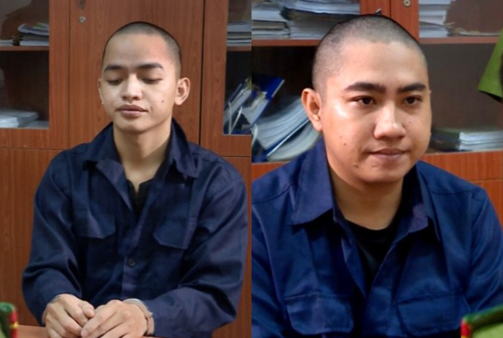 Dương Văn Thanh (trái) và Danh Gol lúc bị bắt - Ảnh: Công an cung cấp