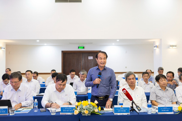 Ông Lưu Văn Phi – Giám đốc Sở Công Thương Tiền Giang phát biểu ý kiến tại hội nghị - Ảnh: Cty cung cấp