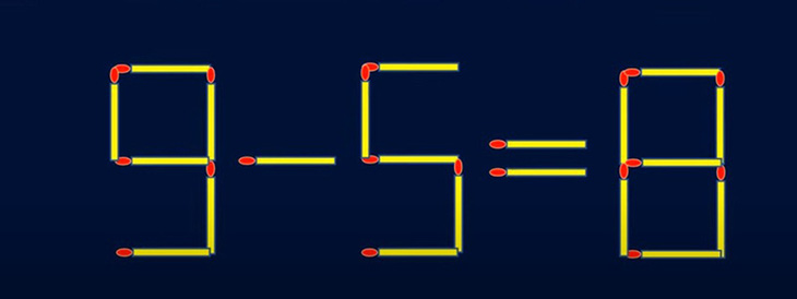 Thử tài IQ: Di chuyển một que diêm để 3+4=4+1 thành phép tính đúng - Ảnh 4.
