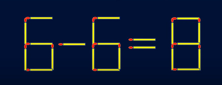Thử tài IQ: Di chuyển một que diêm để 8-1=4-3 thành phép tính đúng - Ảnh 4.