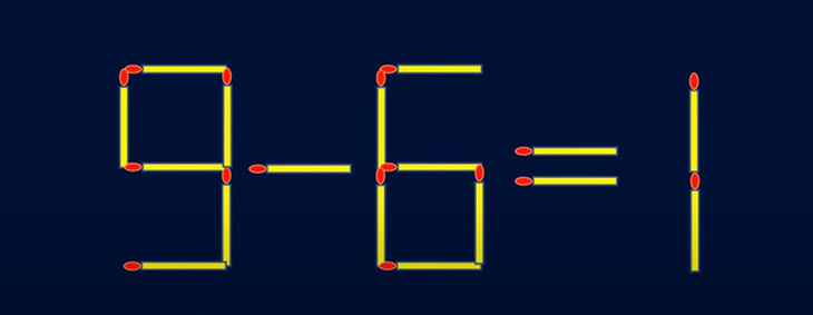 Thử tài IQ: Di chuyển một que diêm để 9-2=9-4 thành phép tính đúng - Ảnh 4.