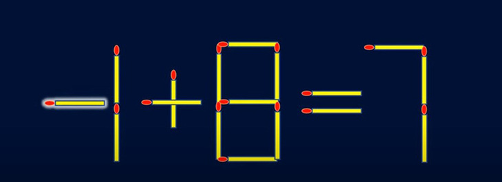 Thử tài IQ: Di chuyển một que diêm để 6+4=9-5 thành phép tính đúng - Ảnh 1.