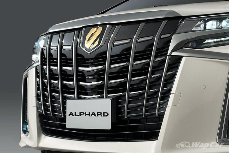 The Alphard logo is said to be inspired by a multi-headed dragon – Photo: Wapcar