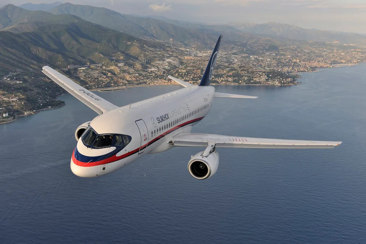 Máy bay Sukhoi Superjet 100 (SSJ-100) của Nga - Ảnh: ASIA TIMES