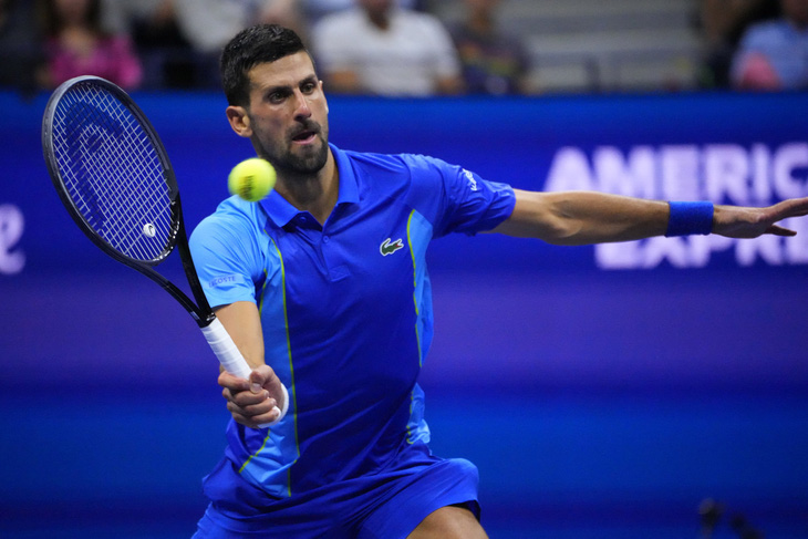 Djokovic chơi áp đảo trước Medvedev trong trận chung kết Mỹ mở rộng 2023 - Ảnh: REUTERS