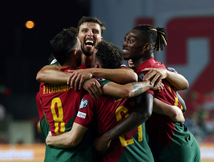 Đội tuyển Bồ Đào Nha có chiến thắng đậm nhất trong lịch sử - Ảnh: Reuters