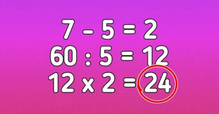 Câu đố toán học: Đặt đúng dấu để có kết quả là 8 - Ảnh 1.