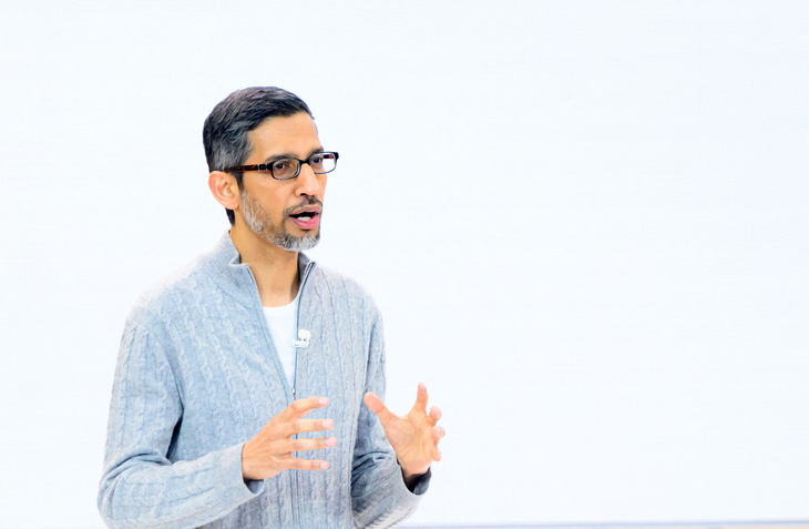 Ông Sundar Pichai - giám đốc điều hành Google - sẽ là nhân chứng chủ chốt trong vụ kiện này - Ảnh: AFP