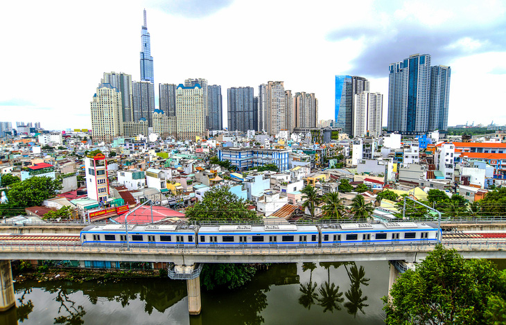 Dự án đầu tư công tuyến metro số 1 Bến Thành - Suối Tiên TP.HCM đang đẩy nhanh tiến độ giải ngân - Ảnh: QUANG ĐỊNH