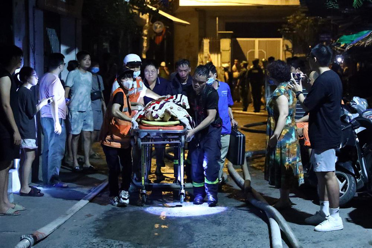 Hậu quả vụ cháy chung cư mini tại Hà Nội vô cùng lớn, số người tử vong là 56 người - Ảnh: Bộ Công an