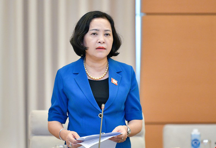 Trưởng Ban Công tác đại biểu Nguyễn Thị Thanh - Ảnh: GIA HÂN