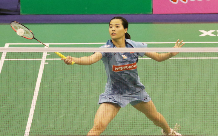 Nguyễn Thùy Linh giành vé vào vòng 2 Giải cầu lông Vietnam Open 2023 - Ảnh: T.P.