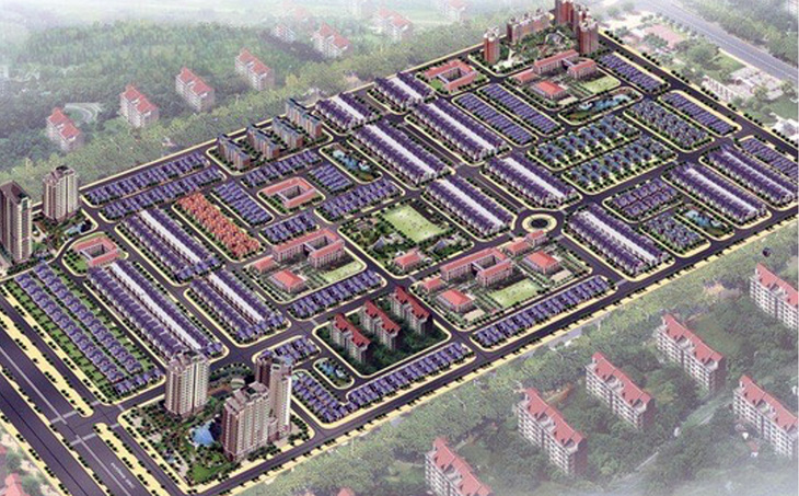 Phối cảnh dự án khu dân cư Phú Thạnh - Long Tân tại huyện Nhơn Trạch, Đồng Nai - Ảnh: A.B.