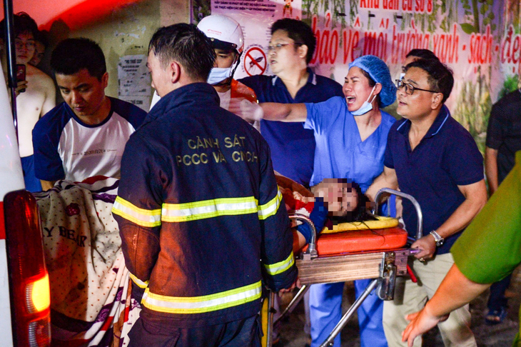 Vụ cháy chung cư mini tại Hà Nội khiến 56 người tử vong - Ảnh: THU HƯƠNG