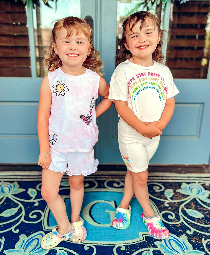 Hai bé gái song sinh Haven và Koti Garza (6 tuổi) - Ảnh: Instagram