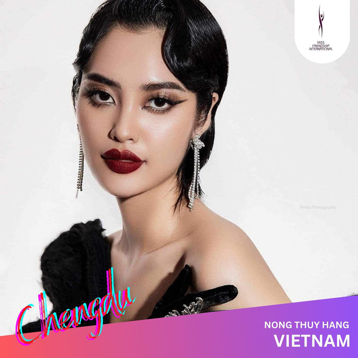Nông Thúy Hằng đại diện Việt Nam dự thi Hoa hậu Hữu nghị Quốc tế 2023