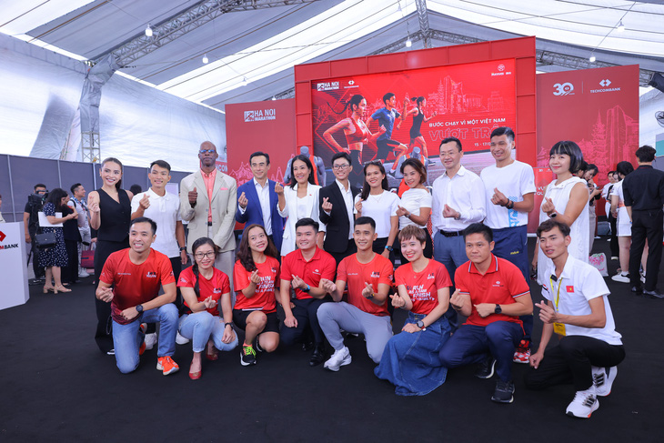 Hà Nội Marathon Techcombank 2023 mang tinh thần chia sẻ và trách nhiệm cộng đồng - Ảnh: TECHCOMBANK