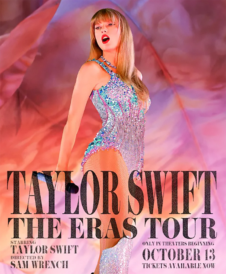 Poster Taylor Swift: The Eras Tour - Ảnh: Variety