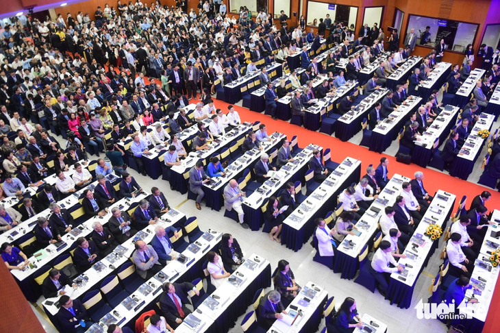 Hơn 1.200 đại biểu đến từ các định chế tài chính quốc tế, các tổ chức quốc tế đã có mặt tại Diễn đàn Kinh tế TP.HCM - Ảnh: QUANG ĐỊNH