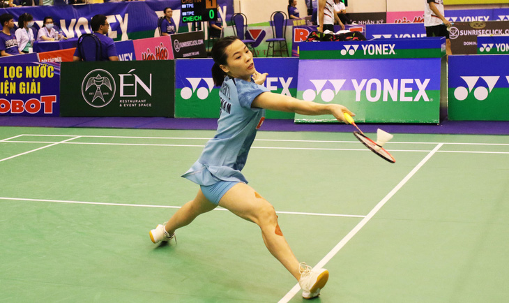 Nguyễn Thùy Linh giành vé vào bán kết giải Vietnam Open 2023 - Ảnh: T.P.