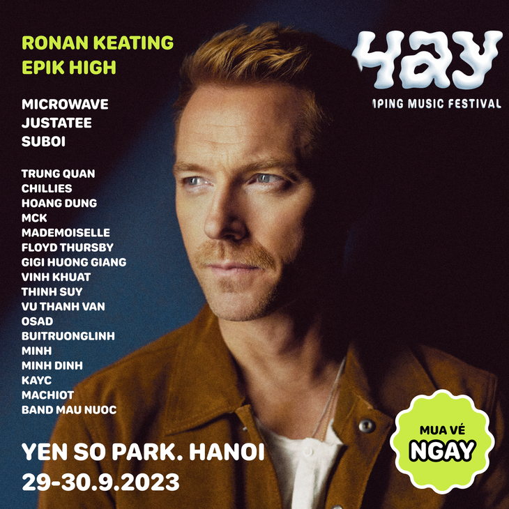 Cựu thành viên nhóm nhạc Boyzone - Ronan Keating - Ảnh: BTC