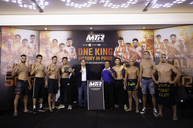Giải đấu Muay Thai 4-Man Tournament lần đầu tiên được tổ chức tại Việt Nam - Ảnh: BTC