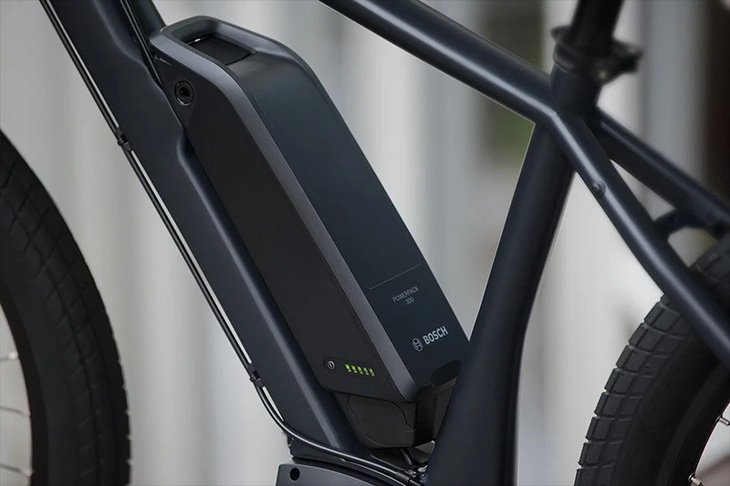 Phần lớn pin điện trên các dòng xe đạp/xe máy điện hiện đại mới ra mắt nay sử dụng lithium-ion - Ảnh: Bosch