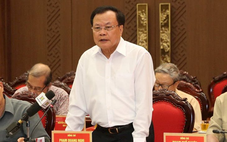 Nguyên Bí thư Hà Nội Phạm Quang Nghị nói chung cư mini vượt tầng 'có thế lực chống lưng'