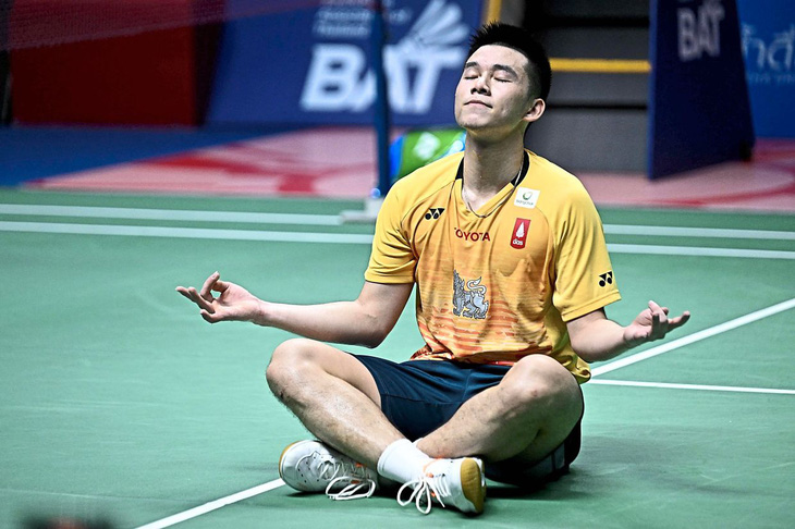 Tay vợt cầu lông Thái Lan Kunlavut Vitidsarn là một trong những gương mặt đáng xem nhất ở Asiad 19 - Ảnh: AFP