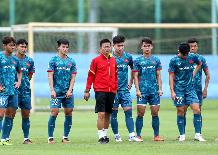 Ngày mai 19-9, đội tuyển Olympic Việt Nam ra quân tại Asiad 19 đấu với đội Mông Cổ - Ảnh: HOÀNG TÙNG