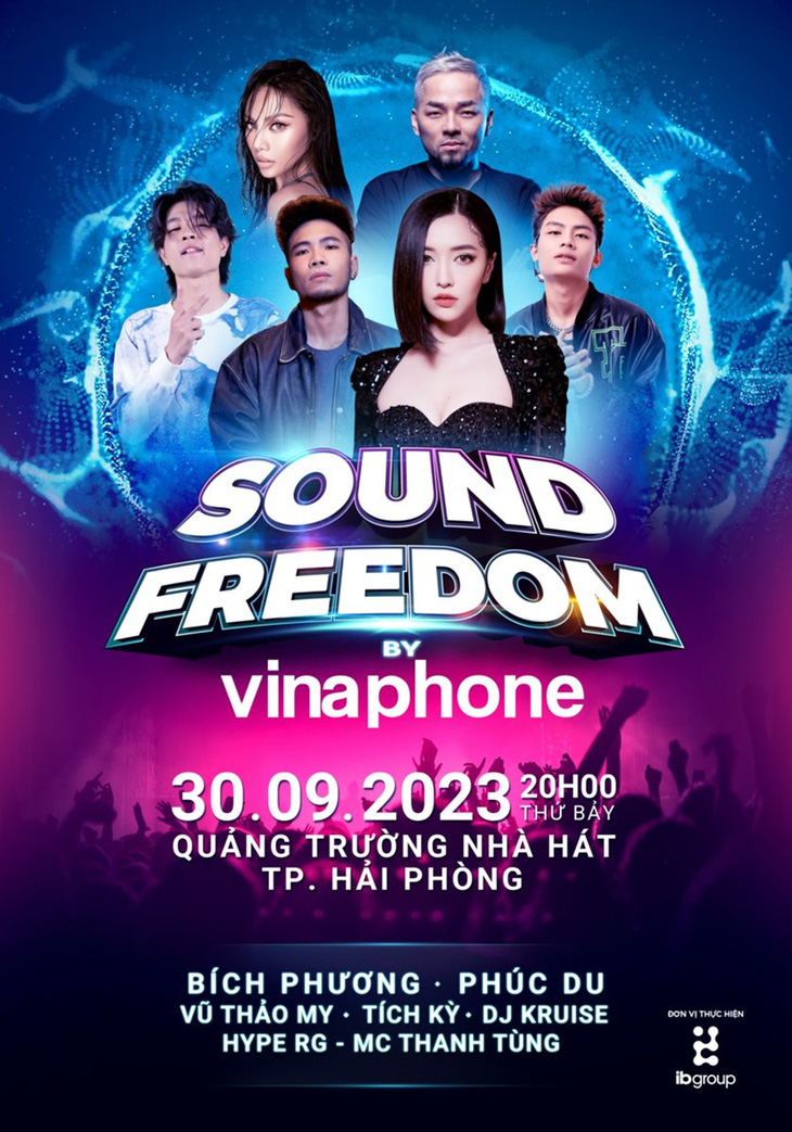 Chuỗi sự kiện âm nhạc Sound Freedom by VinaPhone được đầu tư công phu với hệ thống âm thanh, ánh sáng hiện đại, hứa hẹn đem đến cho khán giả những đêm nhạc thăng hoa, bùng cháy cảm xúc