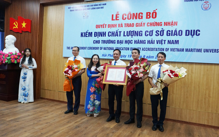Trường đại học Hàng hải Việt Nam hoàn thành kiểm định chất lượng chu kỳ 2