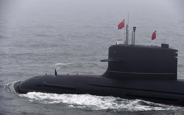 Tàu ngầm Trung Quốc tập trận trên vịnh Thái Lan