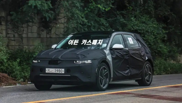 Hyundai Ioniq 5 facelift thử nghiệm tại Hàn Quốc - Ảnh: The Korean Car Blog