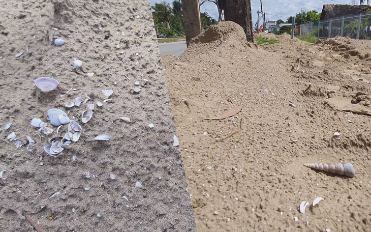 Xây dựng cầu Rạch Miễu 2: phát hiện, loại bỏ cát không đạt chất lượng