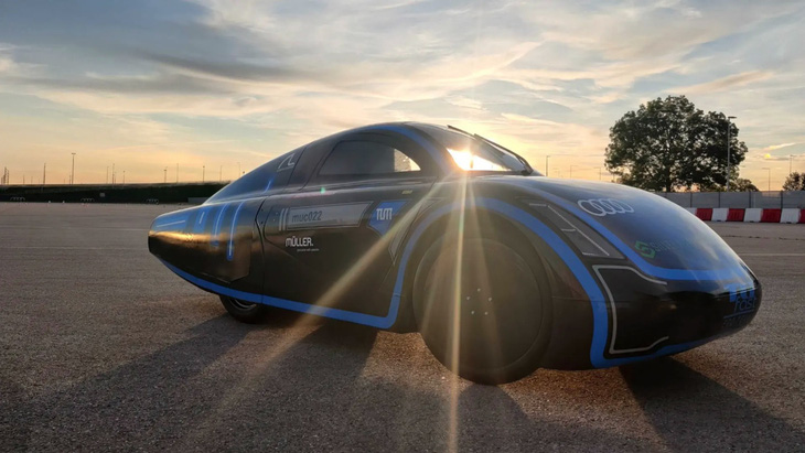 The electric car that recently broke the world record for operating range weighs only 170 kg without a driver and is as aerodynamically optimized as possible - Photo: Drive