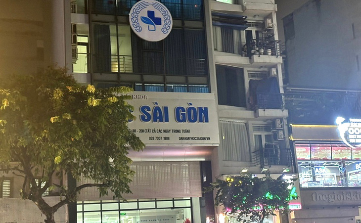 Phòng khám Y học Sài Gòn - nơi bị Thanh tra Sở Y tế TP.HCM phát hiện ép người bệnh ký gói phá thai 29 triệu đồng - Ảnh: Sở Y tế cung cấp