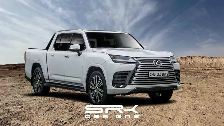 Artist sketches what a Lexus pickup truck might look like - Photo: SRK Design