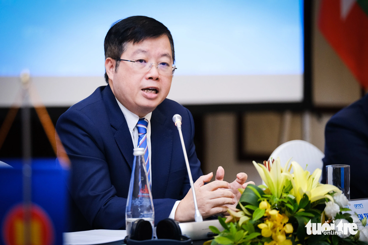 Ông Nguyễn Thanh Lâm - thứ trưởng Bộ Thông tin và truyền thông - Ảnh: TẤN LỰC
