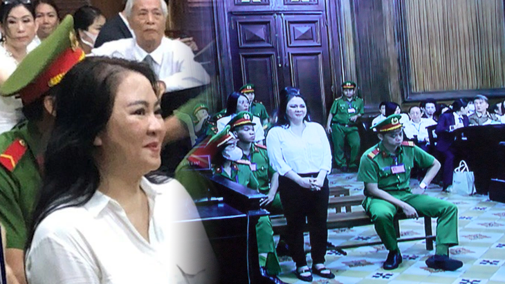 Bà Nguyễn Phương Hằng tại tòa - Ảnh: A.T.