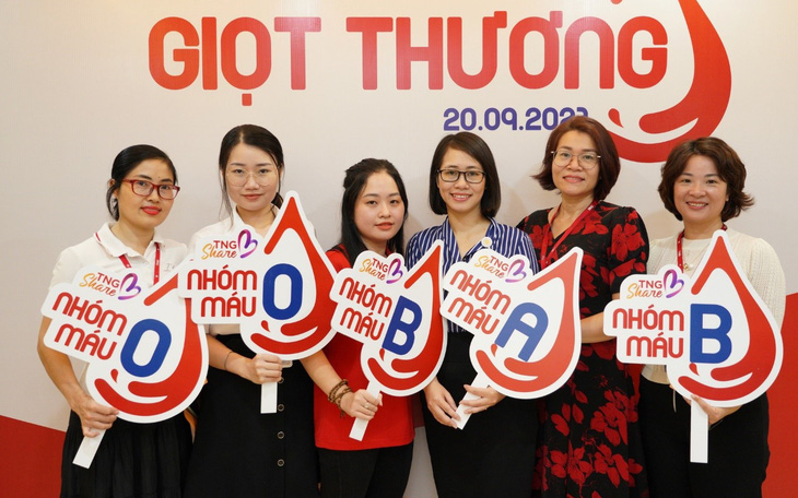 TNG Holdings Vietnam mang "giọt thương’ gửi ngân hàng máu