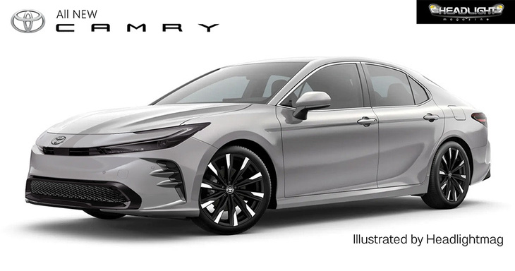 Dự đoán thiết kế Toyota Camry thế hệ kế tiếp - Ảnh: Headlightmag