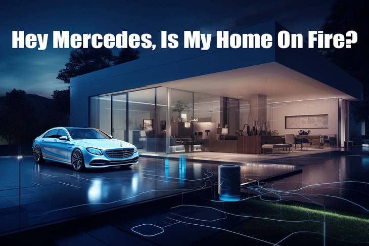 Những ai sở hữu một căn nhà thông minh có thể thích thú tiện nghi mới từ Mercedes-Benz - Ảnh: Carbuzz