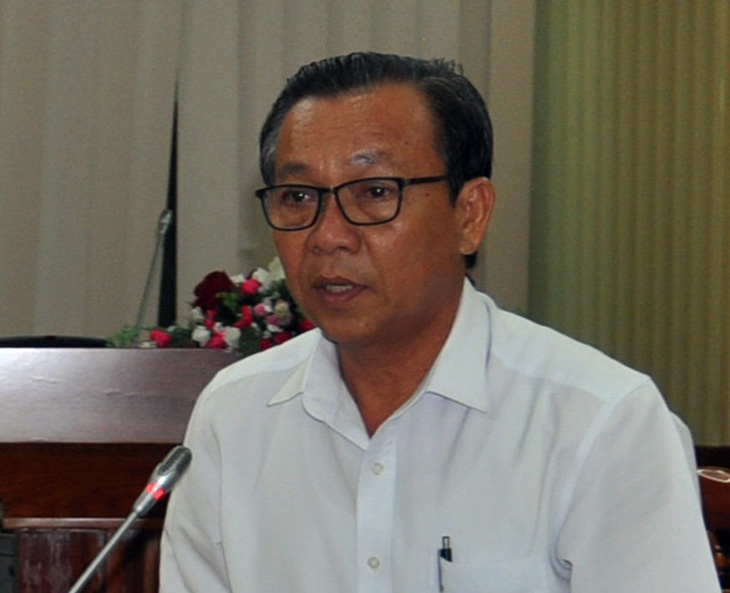 Ông Trần Văn Cường, nguyên giám đốc Sở NN&PTNT tỉnh Bà Rịa - Vũng Tàu, lúc còn tại vị - Ảnh tư liệu